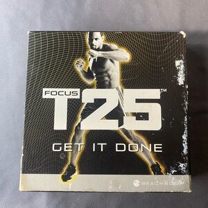 Beachbody Focus T25 “Get It Done” Alpha Beta Workout 9 Disc DVD Set Home Fitness